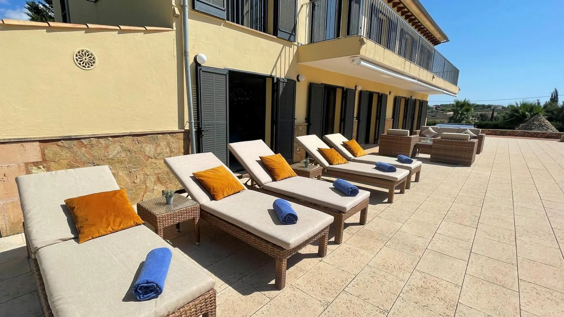 פלמה דה מיורקה Villa Cas Marine Mit Beheizb. Pool Und Aussenkueche ספרד